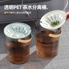 家庭用のお茶のバケツの廃バケツのお茶の台はお茶の専用のゴミ箱のお茶のテーブルの大容量の排水のお茶の桶をつないで郵送します。