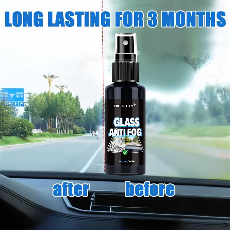 Prepinfoam-P36 Car Glass Anti-Fog Agent for Rearview Mirrors and Window Glass, Anti-Fog and Anti-Rain, Exclusively for Cross-Border Supply