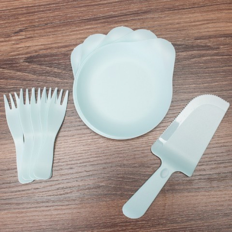 ⊙녹색 5단 포크 나이프 세트 (박스 포장) --- 온라인 최고 인기 상품