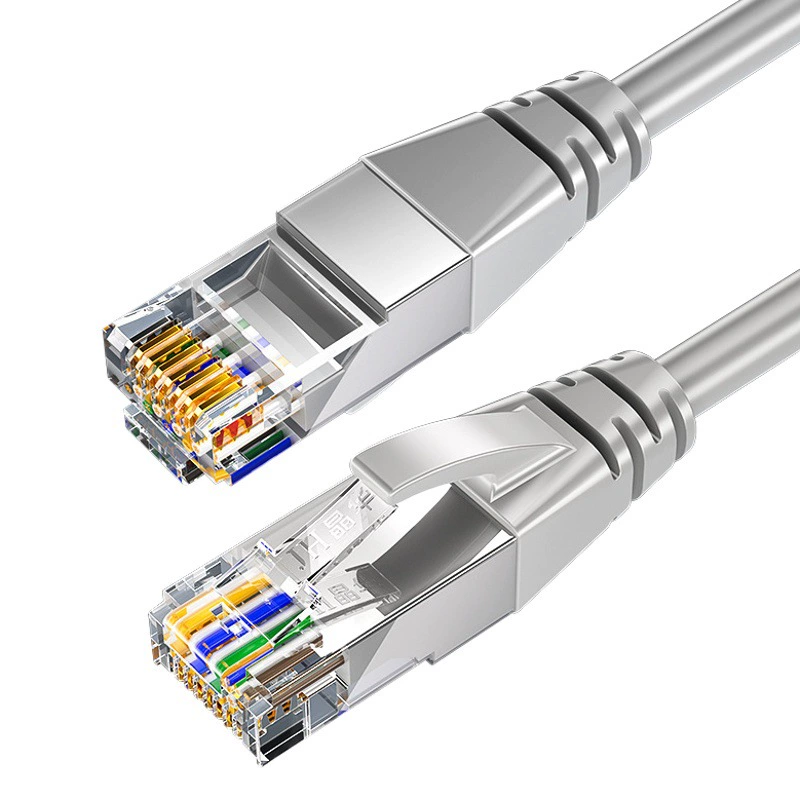 Кабель Ethernet Jinghua категории 6, готовый к использованию, для роутеров, компьютеров, широкополосного доступа, с кристаллическими коннекторами, гигабитный медный кабель витая пара.