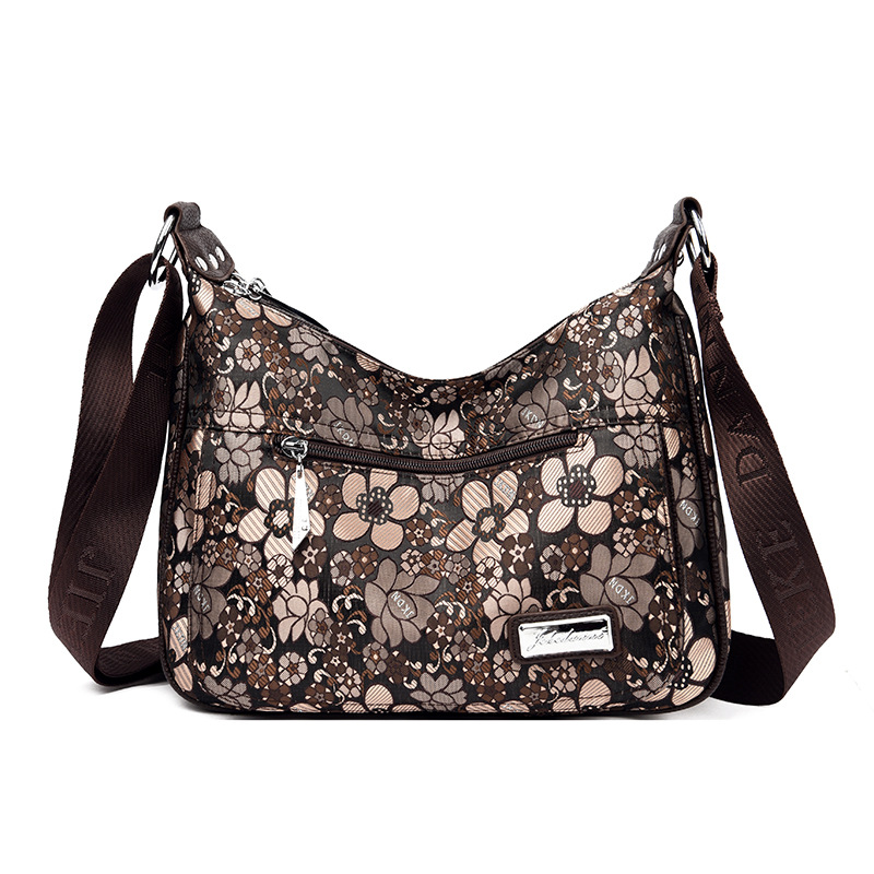 다크 브라운 풍부한 꽃 원단