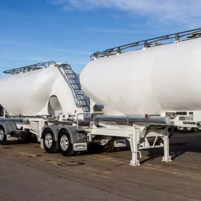 Cross-Border Supply of Cement Tank Sement daşıyan yük maşınları