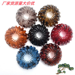 Wholesale Manufacturer Hot Selling Bird's Nest Hair Curler Hair Accessories Bird's Nest Hair Ring Lazy Person Hair Clip Hair Curler