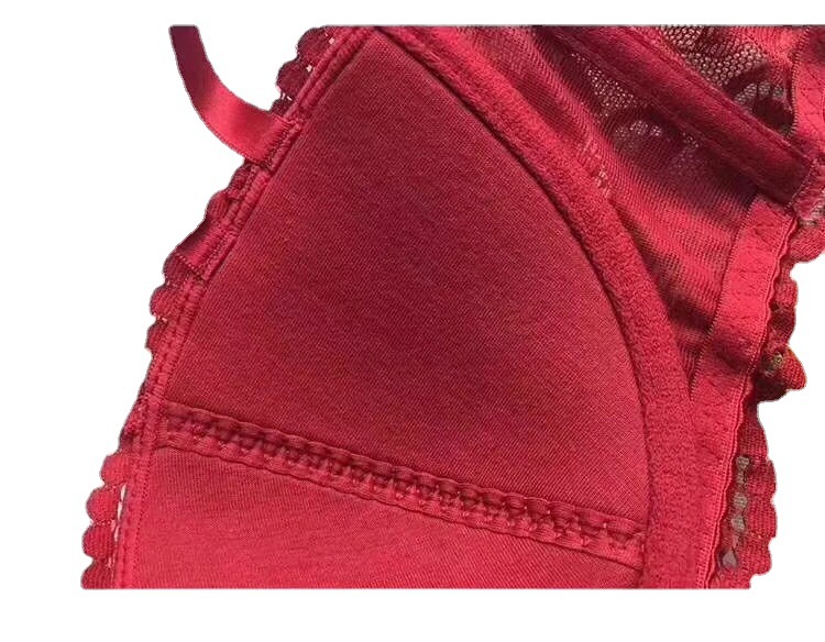 1/2 cup seductive women's underwear thin collection small chest sexy lace bra set_voghion.com