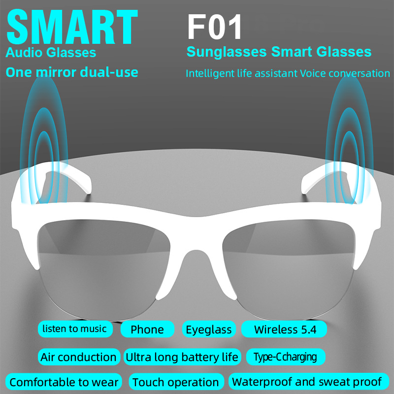 Smart Bluetooth Sunglasses Polarized Audio For Music And Calling_voghion.com