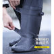 Non-slip thickened wear-resistant over-the-knee rain shoe cover waterproof men's and women's riding water pants rain pants one-piece delivery cross-border