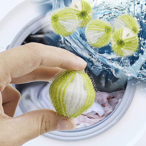 Sticky hair laundry ball nylon sticky ball washing machine household magic ball anti-winding decontamination suction cleaning artifact