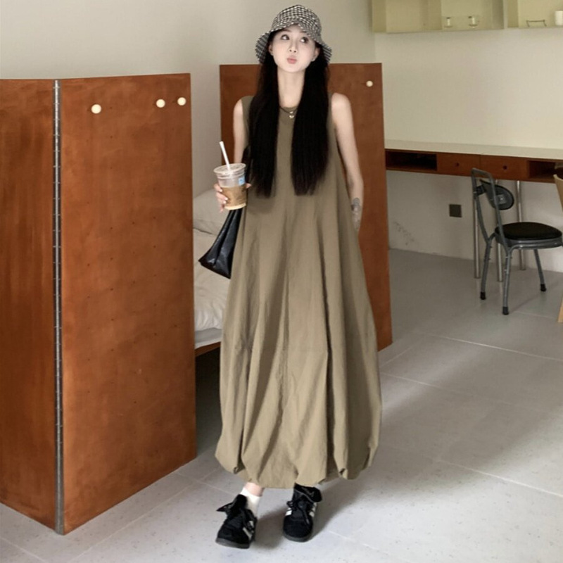 Maternity Dress Summer 2026 Trendy Stylish Loose-Fitting Sleeveless Mid-Length Summer Maternity Dress Maternity Dress Summer 2026 Trendy Stylish Loose-Fitting Sleeveless Mid-Length Summer Maternity Dress