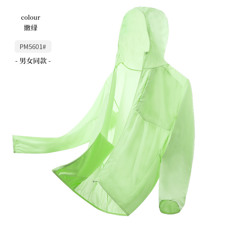 Luz y delgada sensación fría anti-UV 50 + verano al aire libre ropa de pesca protector solar chaqueta de hombre personalizada de alta gama