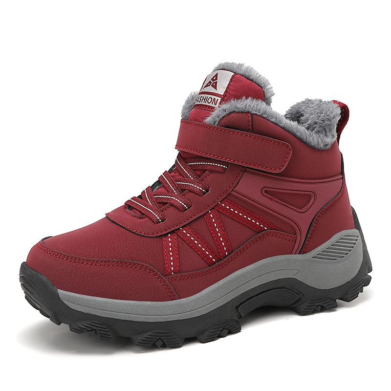 Zapatos de caminar de mediana edad para mujeres invierno nuevos zapatos de algodón para hombres zapatos de calentamiento gruesos zapatos deportivos de madres