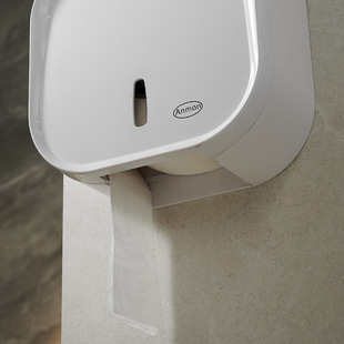 Hotel toilet large rolled paper frame free punching large plate paper frame toilet large roll tube paper frame large rolled paper box 5