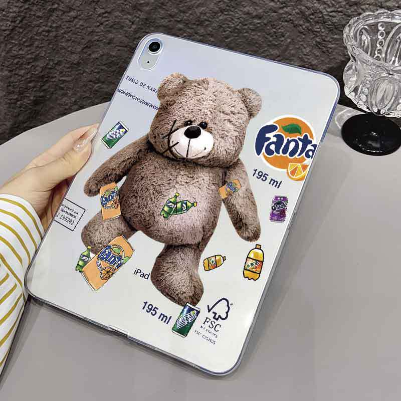 CYUT00498 iPad mini6 caso de teléfono móvil iPad1 lindo a prueba de caídas nuevo estilo de dibujos animados ins viento TPU goma suave marea