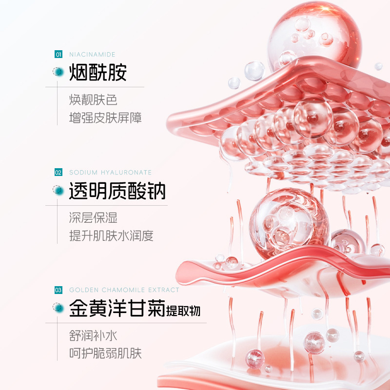 Han Lun Meiyu アミノ酸クレンジングムース ユースフェイシャルクレンザー 毛穴をきれいに ナイアシンアミド オイルコントロールクレンザー|undefined