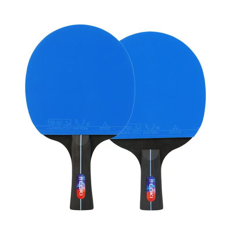Loki Thor K5000 Table Tennis Racket Pair for Beginners Entertainment Student Examination Table Tennis Racket 2 Pack