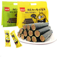 Xianyu Mini Seaweed Roll with Meat Floss & Salted Egg Yolk, 140g – A Popular Online Snack for Kids and Babies, Perfect for Casual Enjoyment and On-the-Go Convenience