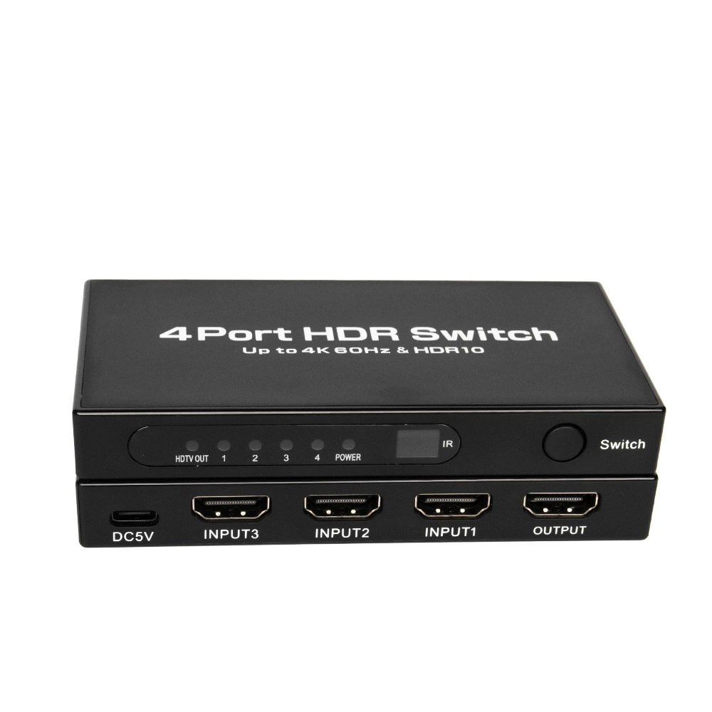 2025 Новый ABS модель 2.0B HDMI переключатель 3x1 4x1 5x1 RGB 4K60Гц