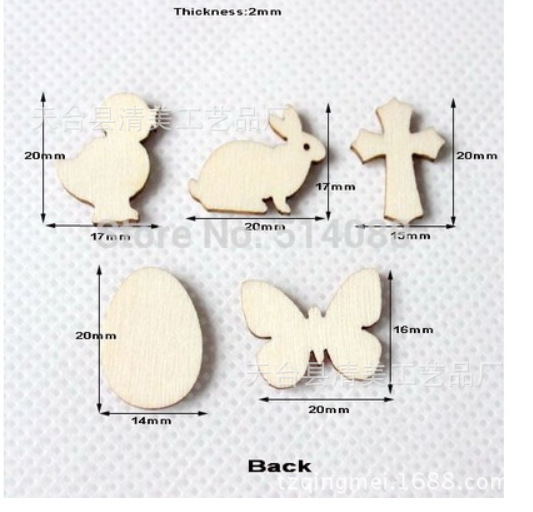 Spot pequeño lote de copos de nieve, conejos, mariposas, etc. Una variedad de piezas de madera decorativas navideñas simples mezcladas