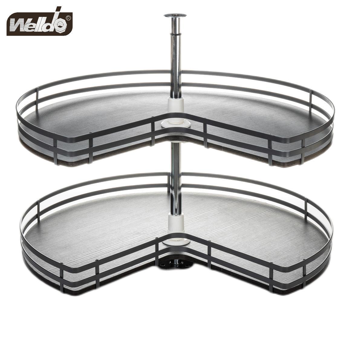 Welldo纬东 橱柜拉篮橱柜双层270°转盘拉篮转盘置物拉篮