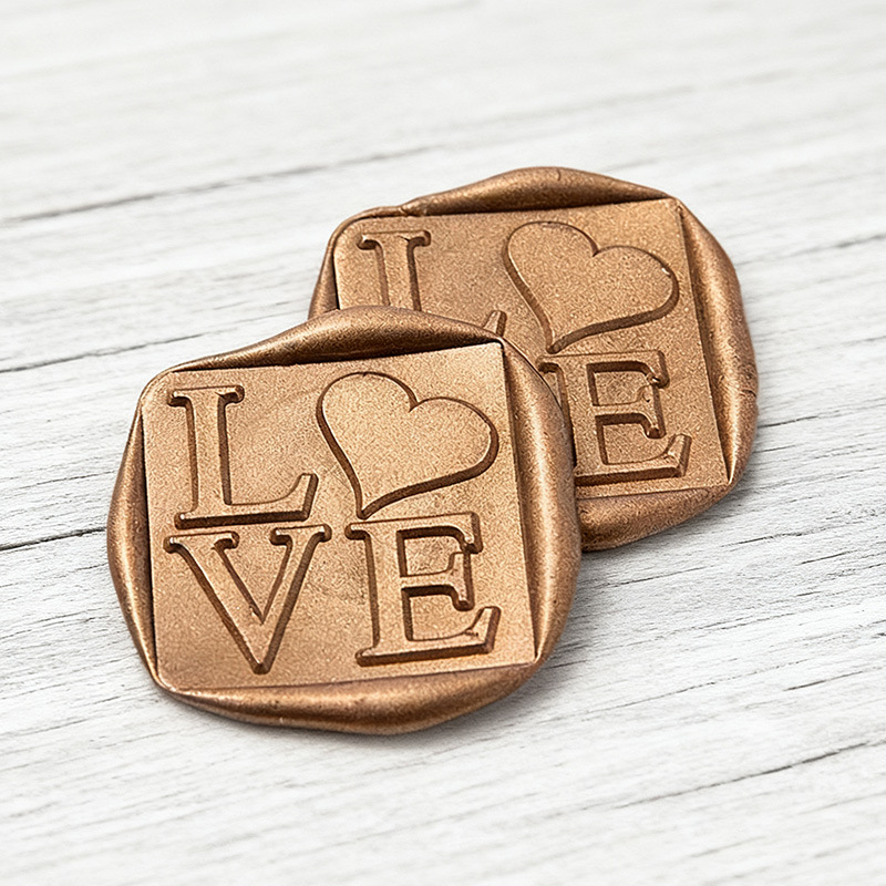 sello de cera en relieve sobre carta de amor tarjeta postal sello pegatinas de regalo sello de cera sello de cera sello de cera impresión de pintura de fuego