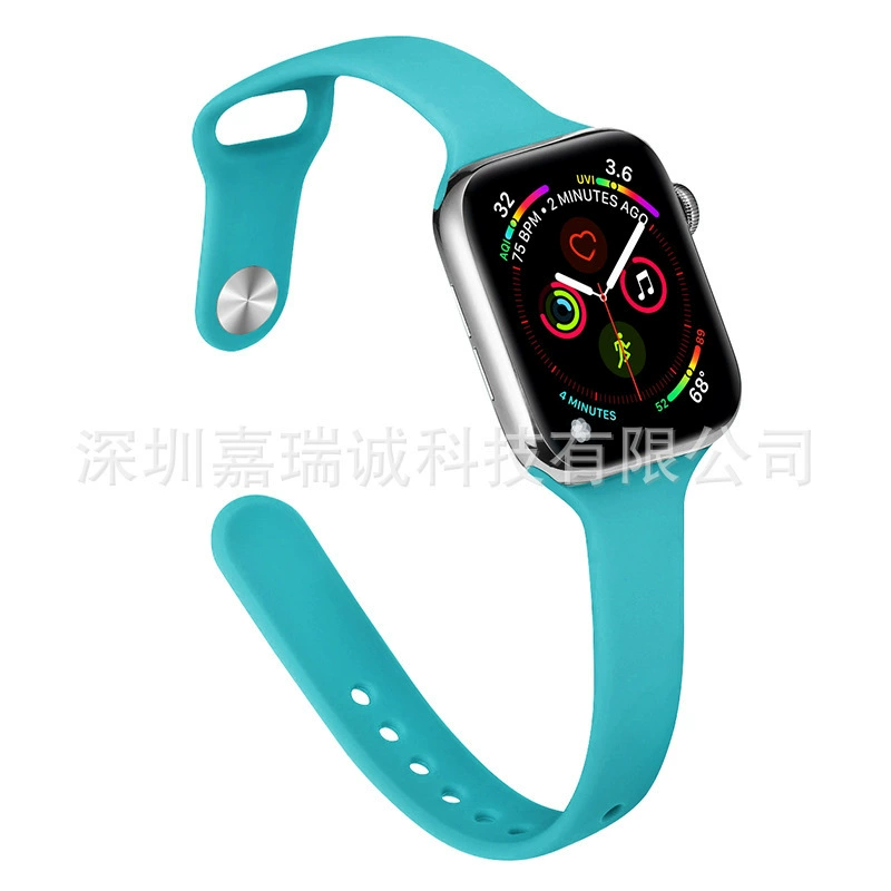 Универсальный силиконовый ремешок для часов Apple, для контроля веса