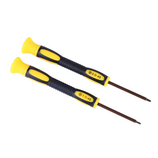 Ultra-high hardness S2 steel small flat-blade screwdriver 1.5mm cutter 2mm Plum Blossom cross PH00 screwdriver batch