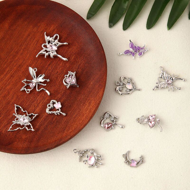 Girly DIY Decorative Hair Clips, Vintage Punk Hair Accessories, Bag Decorations, Handmade Ornaments, Freely Combinable and Customizable Girly DIY Decorative Hair Clips, Vintage Punk Hair Accessories, Bag Decorations, Handmade Ornaments, Freely Combinable and Customizable