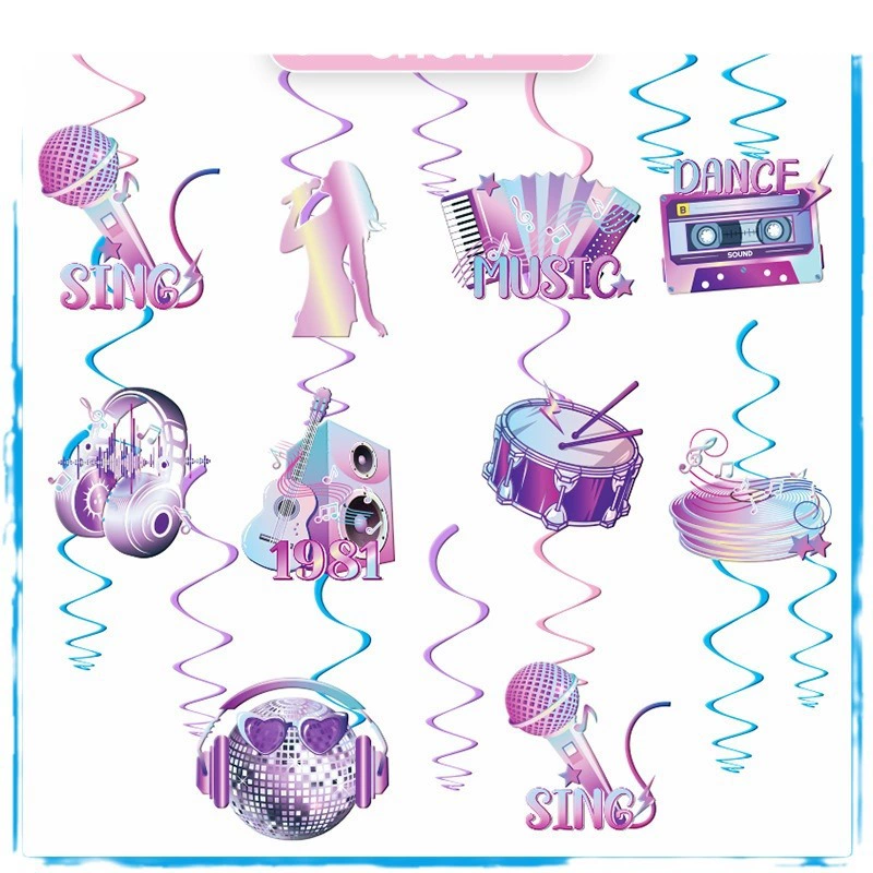 Кросс-бордер Тайлерc Ветер Специал Декорационная форма для изделий вечеринки Спиральный район Планировка вечеринки по случаю дня рождения