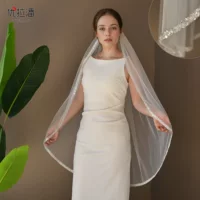 Urapan V282 Внешняя торговля горячие продажи роскошных блесток с вышивкой бисером однослойная мягкая сетка