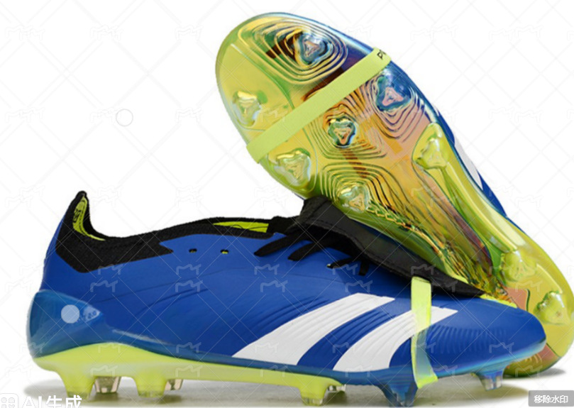 Zapatos de fútbol FG de caña alta, muy vendidos en el extranjero, completamente tejidos con cordones, un par disponible para la venta, buscamos agentes.