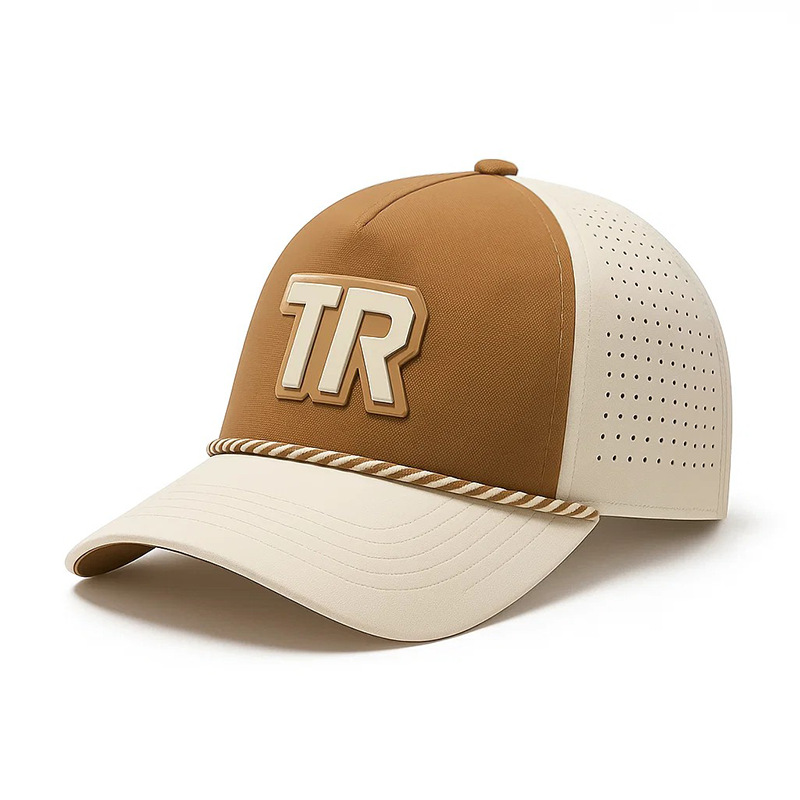 Sombreras de cuerdas gorras de pelota secas rápidas gorras de béisbol gorras de malla perforadas al aire libre gorras de béisbol logotipo personalizado para hombres y mujeres