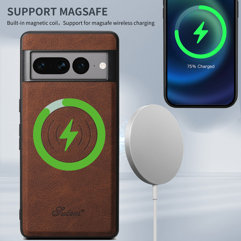 Suitable for Google11Proxl Mobile Phone Case, Magsafe Wireless Charging and Magnetic Suction Iphone17Plus Protective Leather Case Suitable for Google11Proxl Mobile Phone Case, Magsafe Wireless Charging and Magnetic Suction Iphone17Plus Protective Leather Case