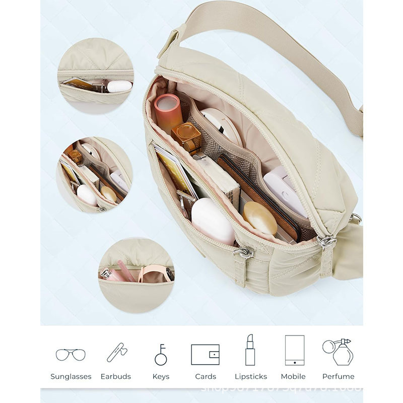 Amazon nuevo bolso de cintura de mujer, cinturón de cintura de moda, correa de hombro ajustable para caminar, correr, comprar y viajar