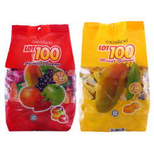 【一百份果汁软糖1kg】马来西亚LOT100什果芒果进口水果喜糖批发