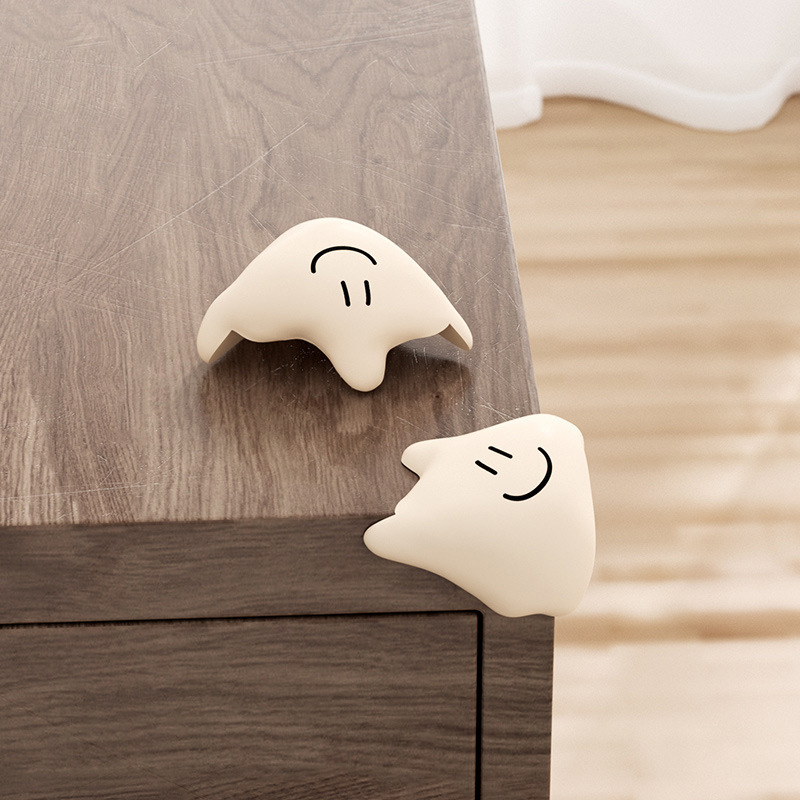 Animales transfronterizos Conejo Silicona Esquina de mesa Esquina de protección Esquina anticolisión Esquina anticolisión para niños Equipo de protección de seguridad para bebés