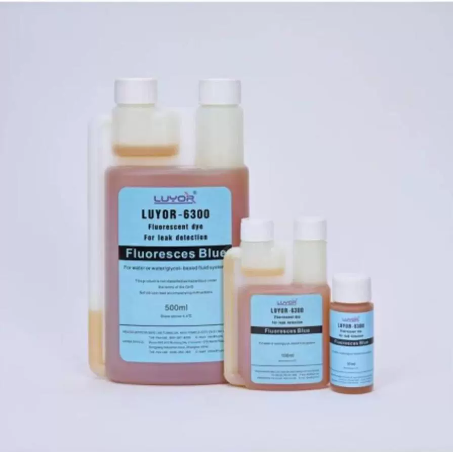 Флуоресцентный детектор утечек LUYOR-6300 Водорастворимый флуоресцентный детектор утечек на водной основе Инспекция утечек в системе водоснабжения