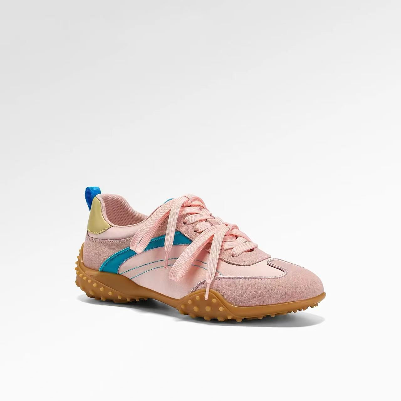 Unisex-Retro-Laufschuhe mit Farbblock-Design, leichte, modische Slip-On-Tennisschuhe für Damen und Herren_voghion.com