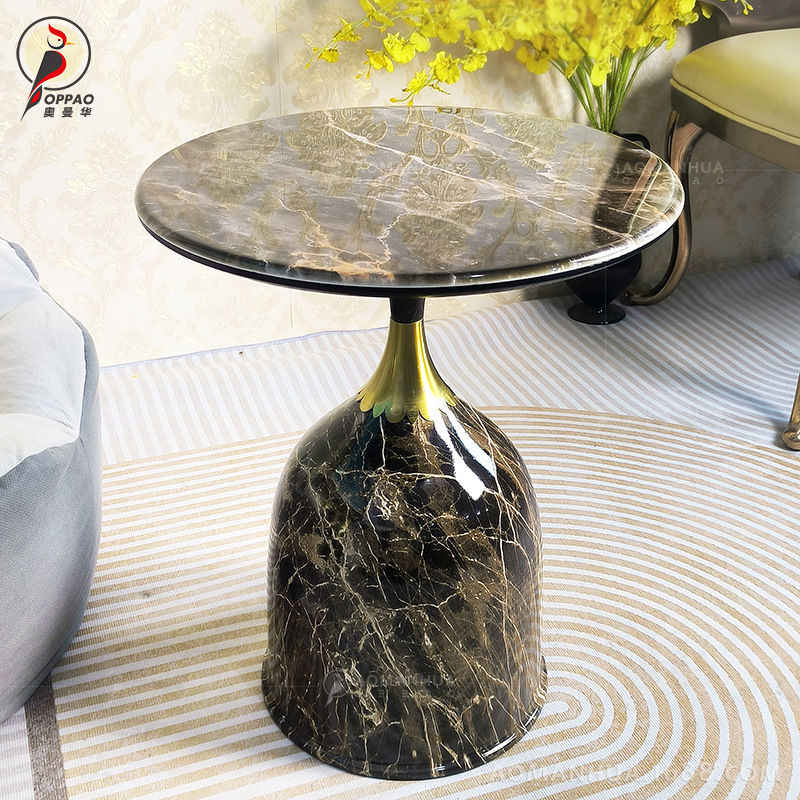 커피스톤 패턴 + 미결정석 Φ45*54cm