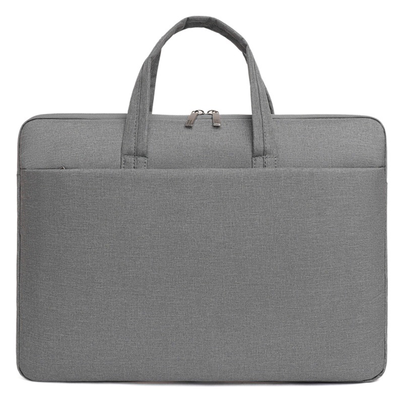 Cross-Border Computer Bag Women's Satchel Simple and Lightweight Business Briefcase Tablet Pad Cosmetics Bag with Logo Printed