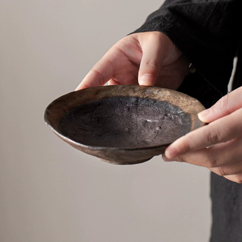 Zeni старая каменная глина ручной работы из золотого глиняного горшка