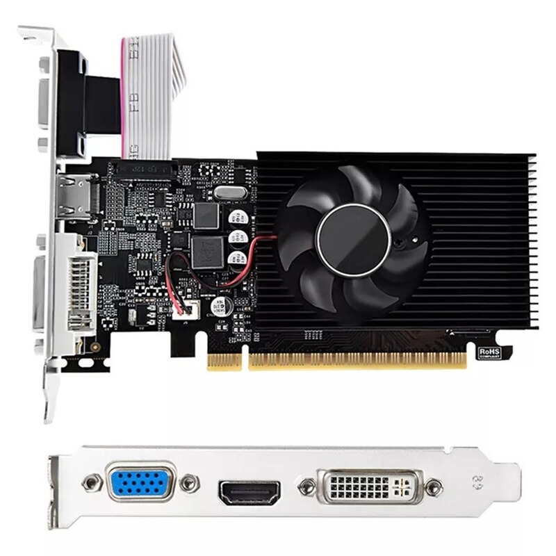 GT730 4G discrete graphics card GDDR3 bright machine card half-height card small chassis GT730 4G graphics card GT730 4G discrete graphics card GDDR3 bright machine card half-height card small chassis GT730 4G graphics card