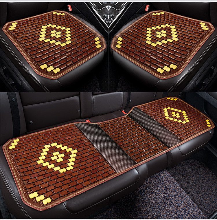 Car Seat Cushion Summer Truck Seat Cushion Cooling Pad Single Piece Seat Car Pad Bamboo Cooling Mat Ice Pad Rear Ventilation for Long Sitting