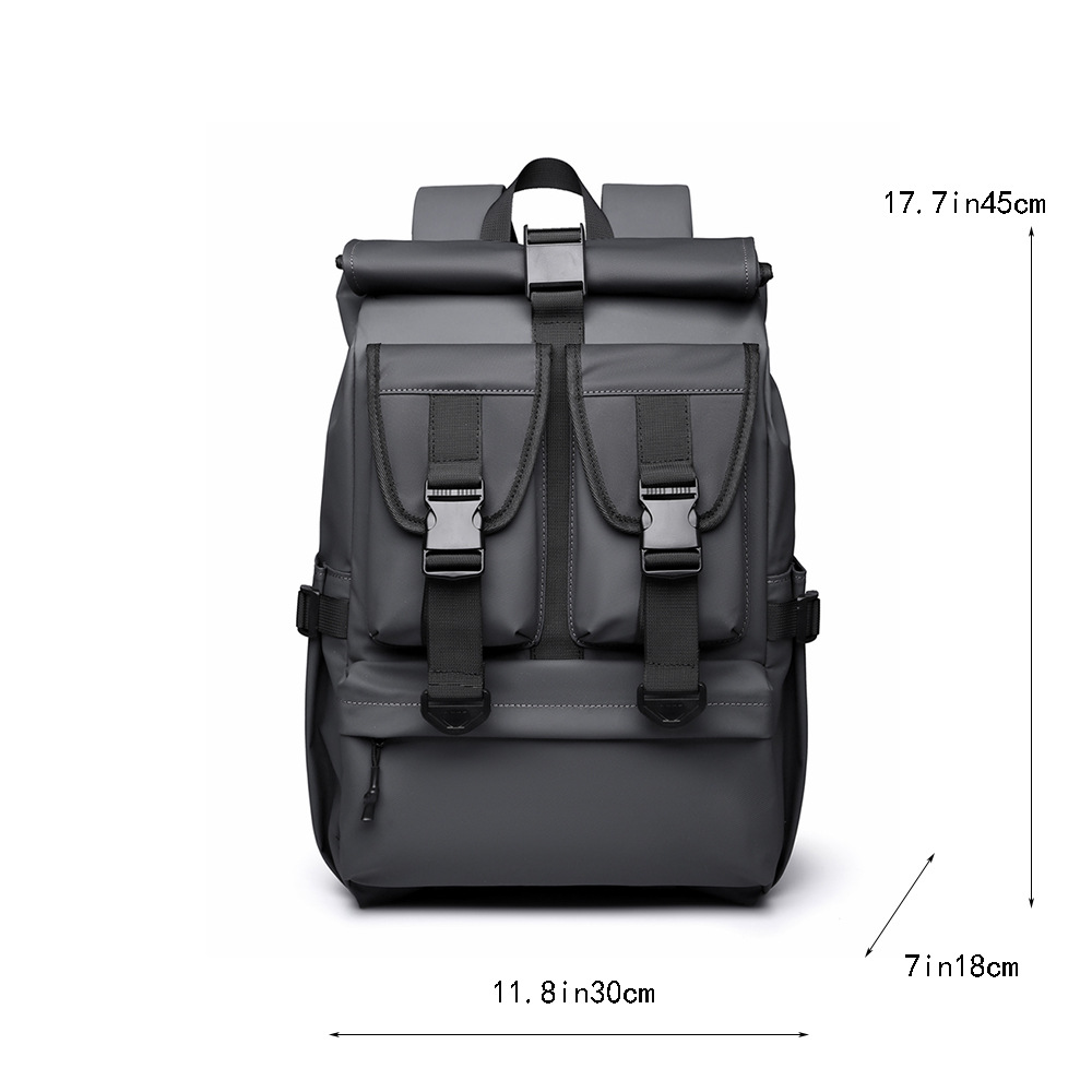 2025 nueva moda personalidad mochila de viaje ocio película de cuero herramientas mochila de moda mochila de estudiantes universitarios