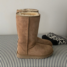 河南桑坡5815高筒羊皮毛一体雪地靴女靴子秋冬雪地鞋棉靴保暖加厚