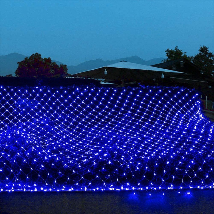 En stock Cadena de luz LED Luz de red de pesca al aire libre luz de baja tensión decoración de Navidad estándar americano británico estándar europeo boda intermitente luz de color