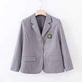 Студенческая юбка в складку, пиджак классического кроя подходит для мужчин и женщин, японская школьная юбка для школьников, модное платье