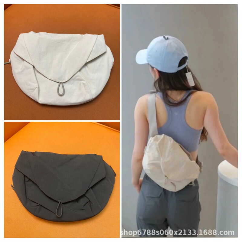 lululemon 3-liter magnetic bag, waist bag, casual crossbody chest bag, niche versatile pleated bag, dumpling bag lululemon 3-liter magnetic bag, waist bag, casual crossbody chest bag, niche versatile pleated bag, dumpling bag