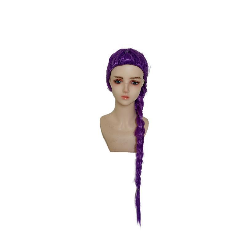Skpop猎魔女团米拉cos假发玫红长直发佐伊黑色辫子鲁米紫色2025|undefined