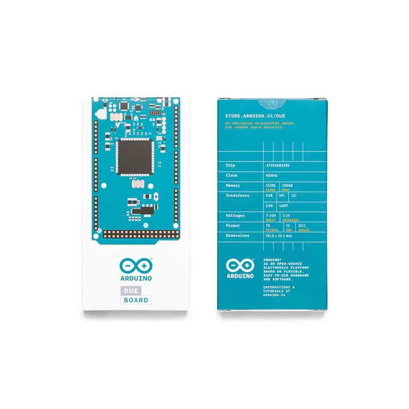 Оригинальная Arduino Due, импортированная из Италии A000062 ATSAM3X8EA 32-битовая разработочная плата