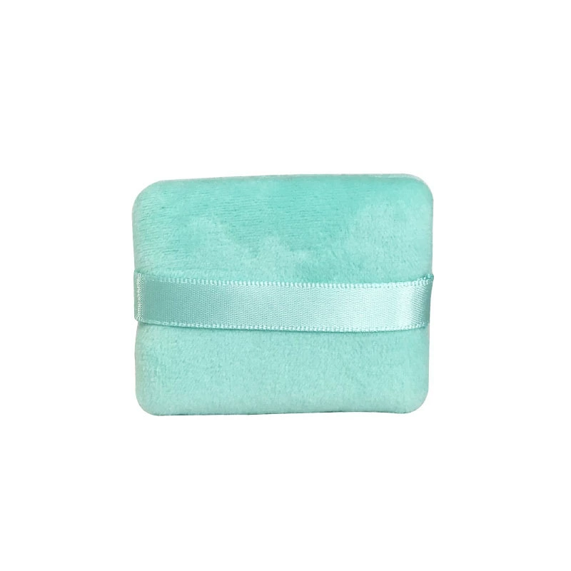 Soft makeup sponge set, square & triangular double-sided powder puffs, assorted colors