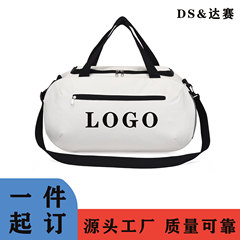 Factory direct sales large-capacity travel bag with printable logo sports fitness bag Oxford cloth luggage bag